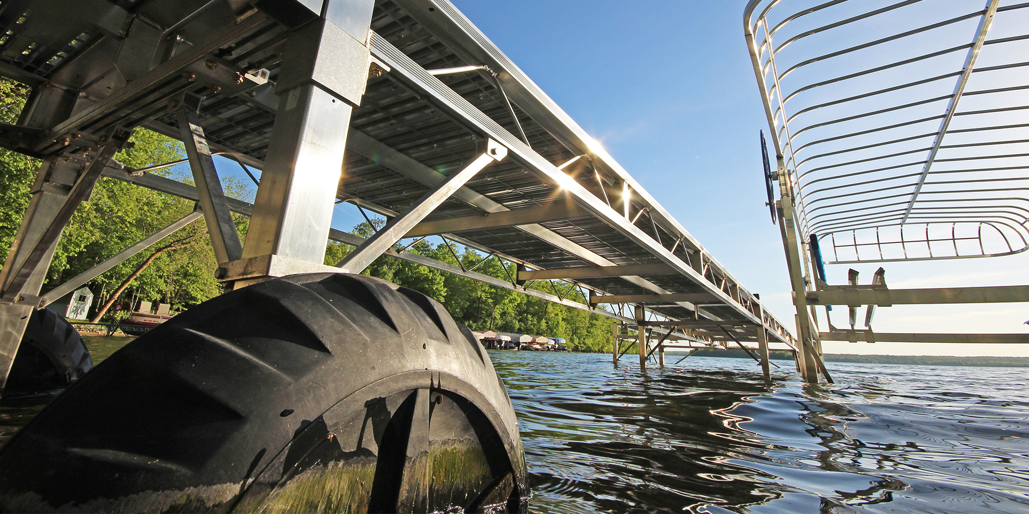 Wheel-In Dock Systems