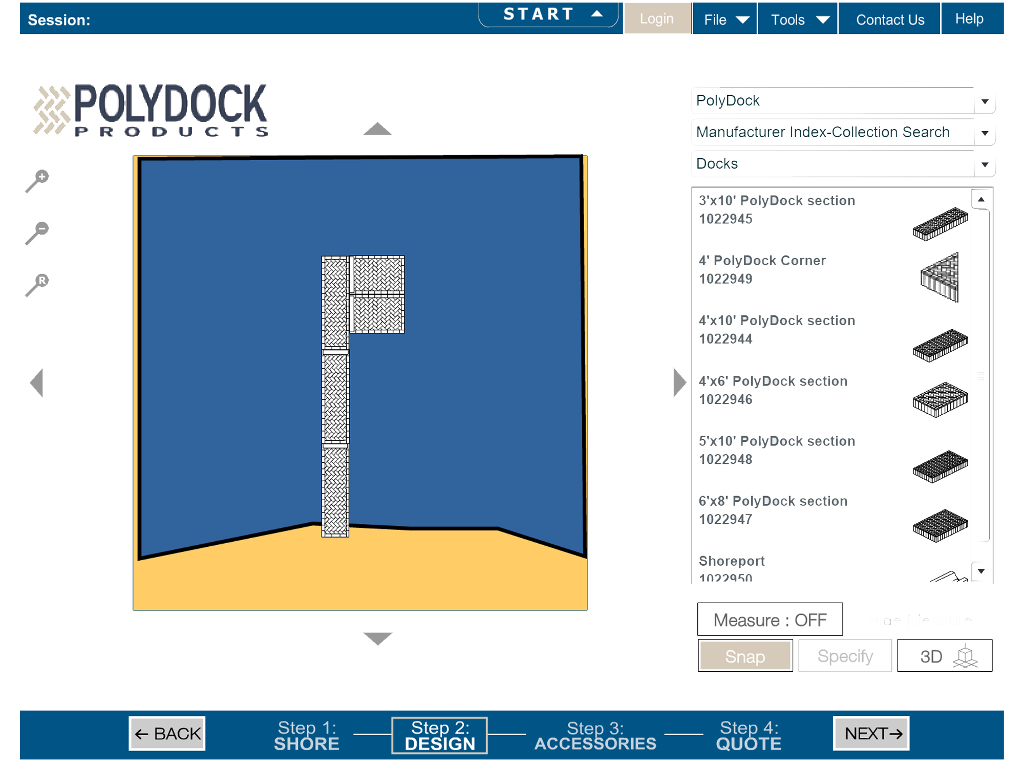 PolyDock Dock Builder